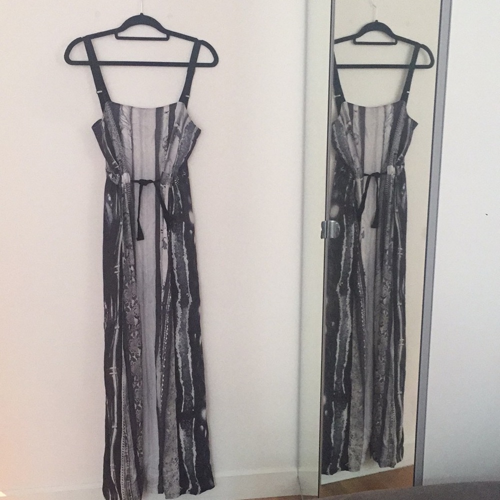MM6 Martin Margiela Maxi Dress Blue Print